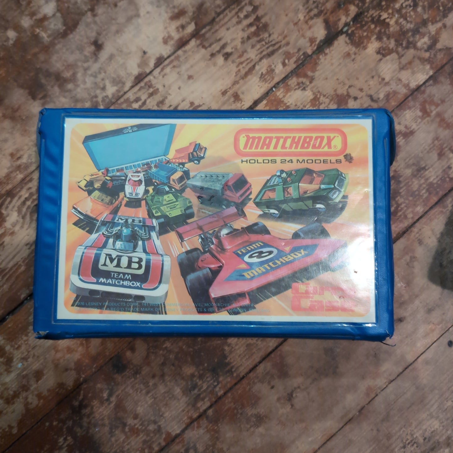 1976 MATCHBOX Official Carry Case Holds 48 Models Team Matchbox COMES WITH TRAYS