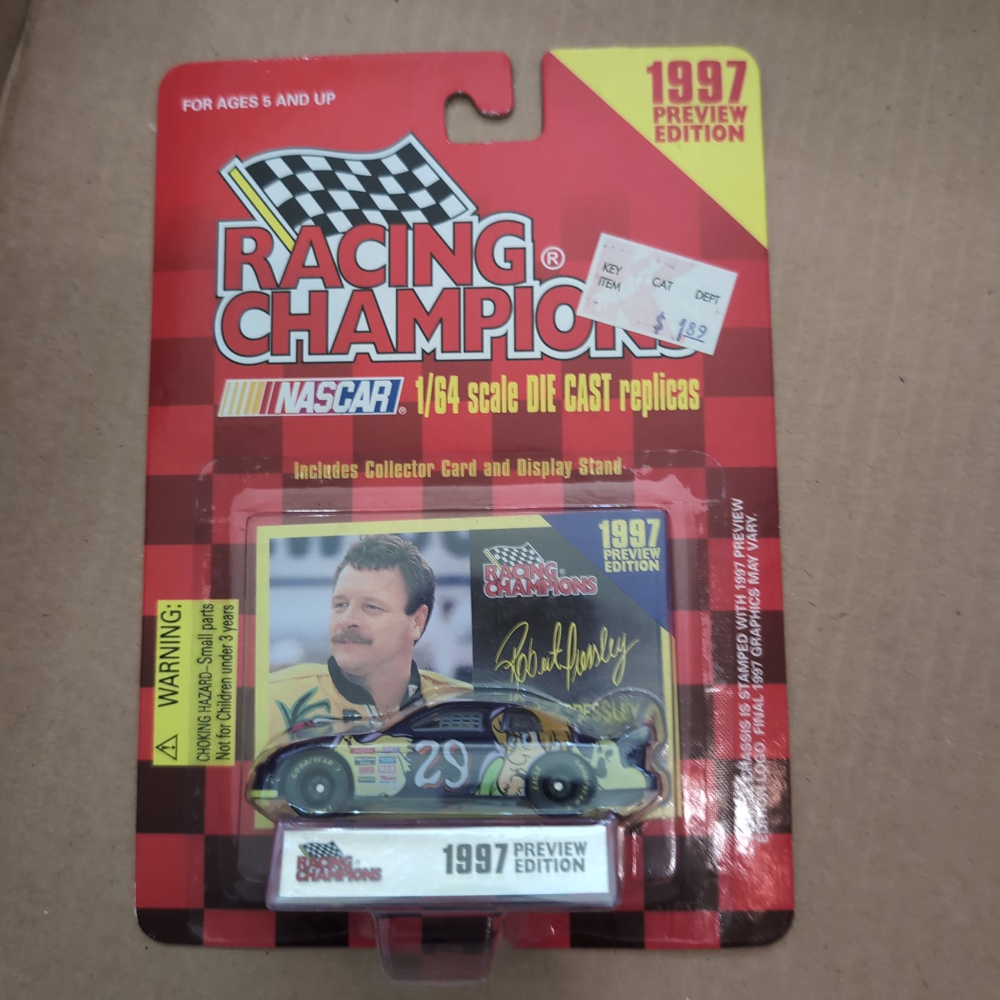 1997 preview edition racing champions Robert Pressley