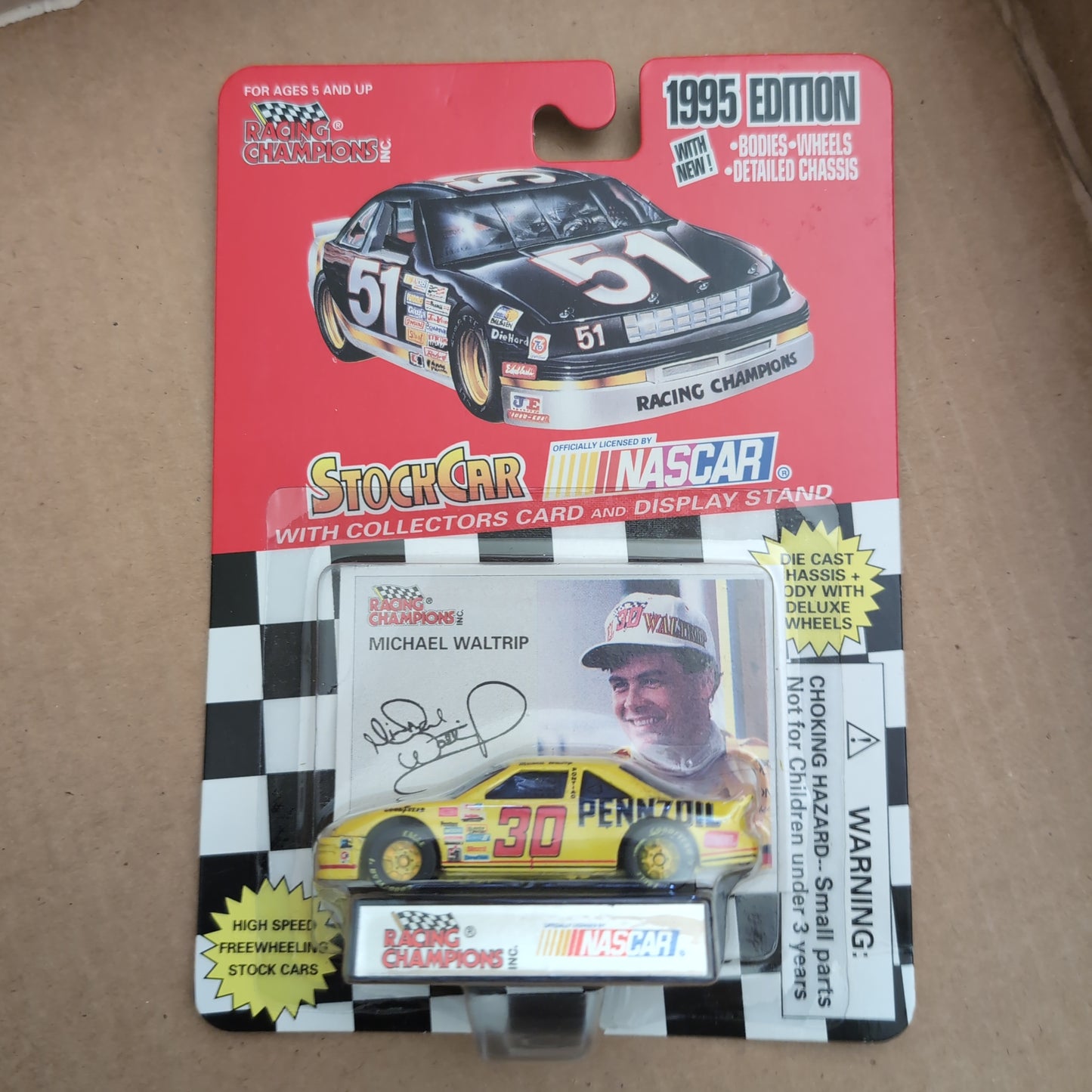 Racing champions 1995 edition Michael Waltrip
