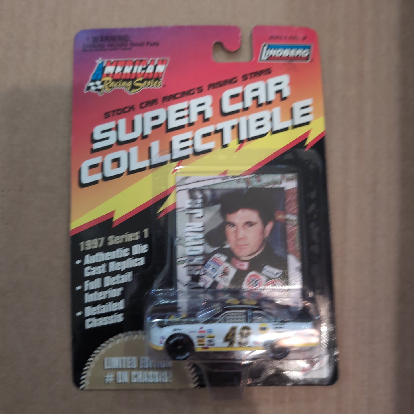 American racing series super car collectible #49. Kenny Brown