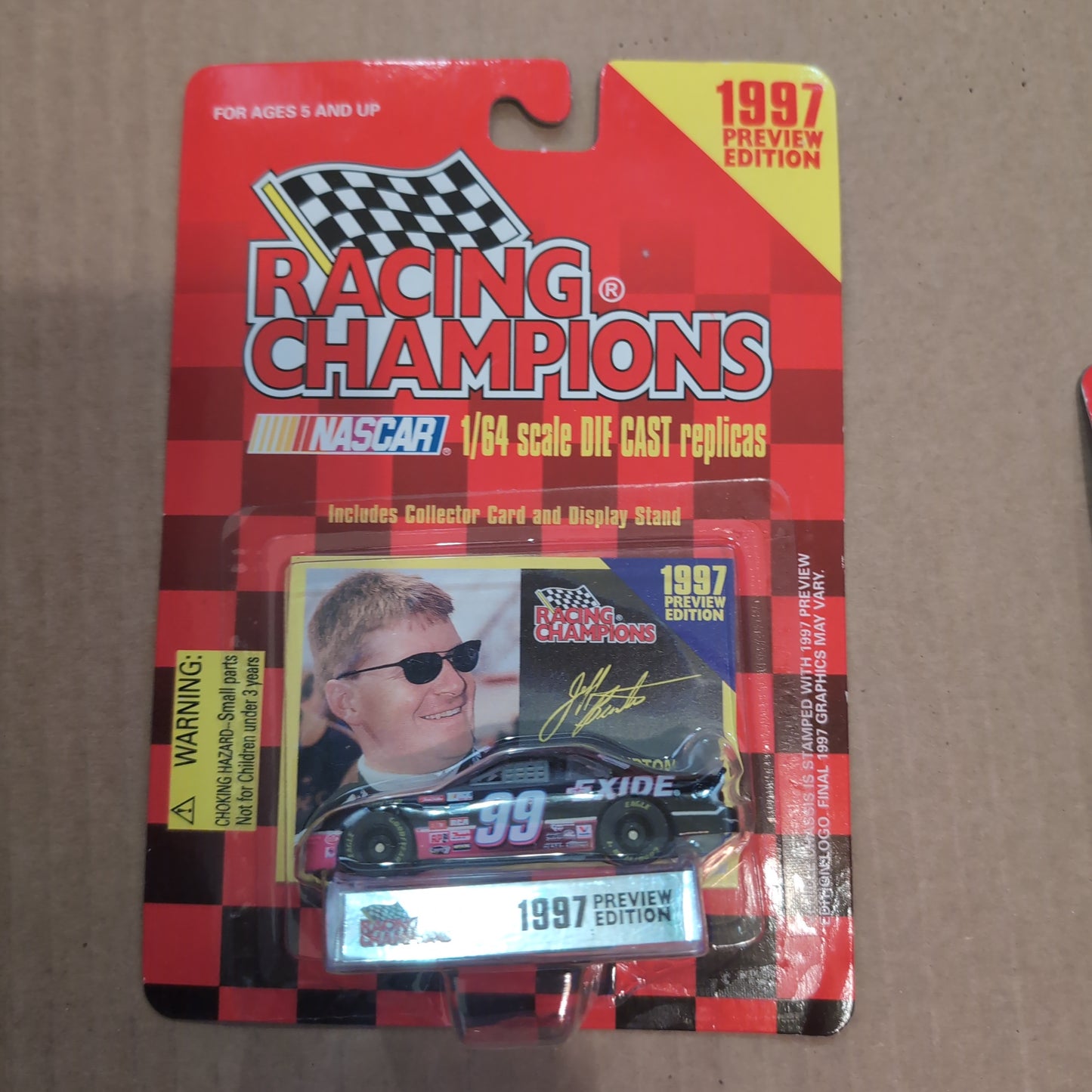 1997 Preview Edition racing champions Jeff Burton