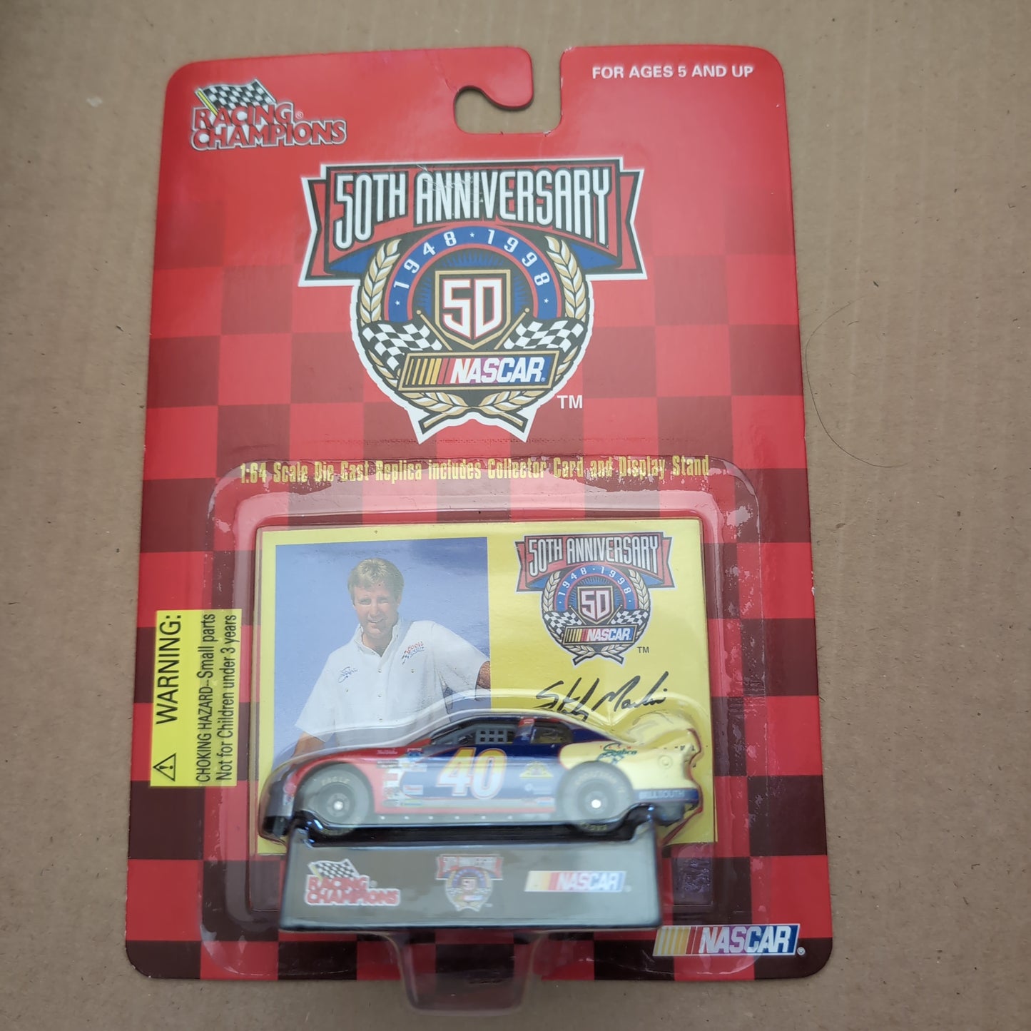 50th anniversary racing champions Sterling Martin