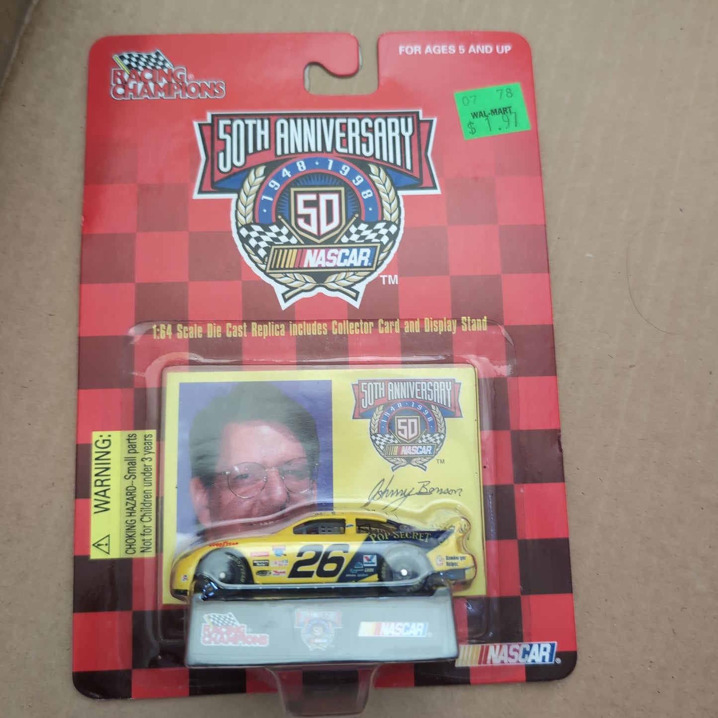 50th anniversary racing champions Johnny Benson