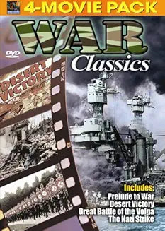 War Classics 4 Pack - Desert Victory, The Great Battle of the Volga, Prelude to War, The Nazis Strike