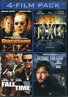 4 Film Pack: Quicksand, Ticker, Fall Time, & Beyond The Law