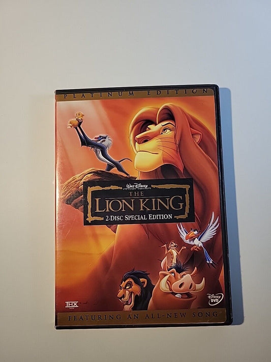 The Lion King (DVD, 2003, 2-Disc Set, Platinum Edition)